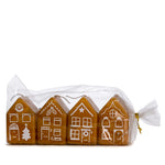 Kaars | Gingerbread huisjes set van 4 Siena